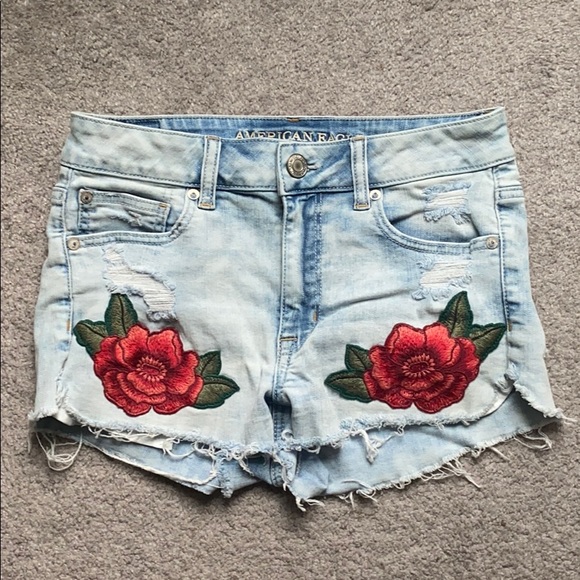 American Eagle Outfitters Pants - NWOT AE embroidered shorts